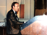 John Fuhrmann Playing a Hammond for the final night of "Gone With The Wind" Metro Theatre